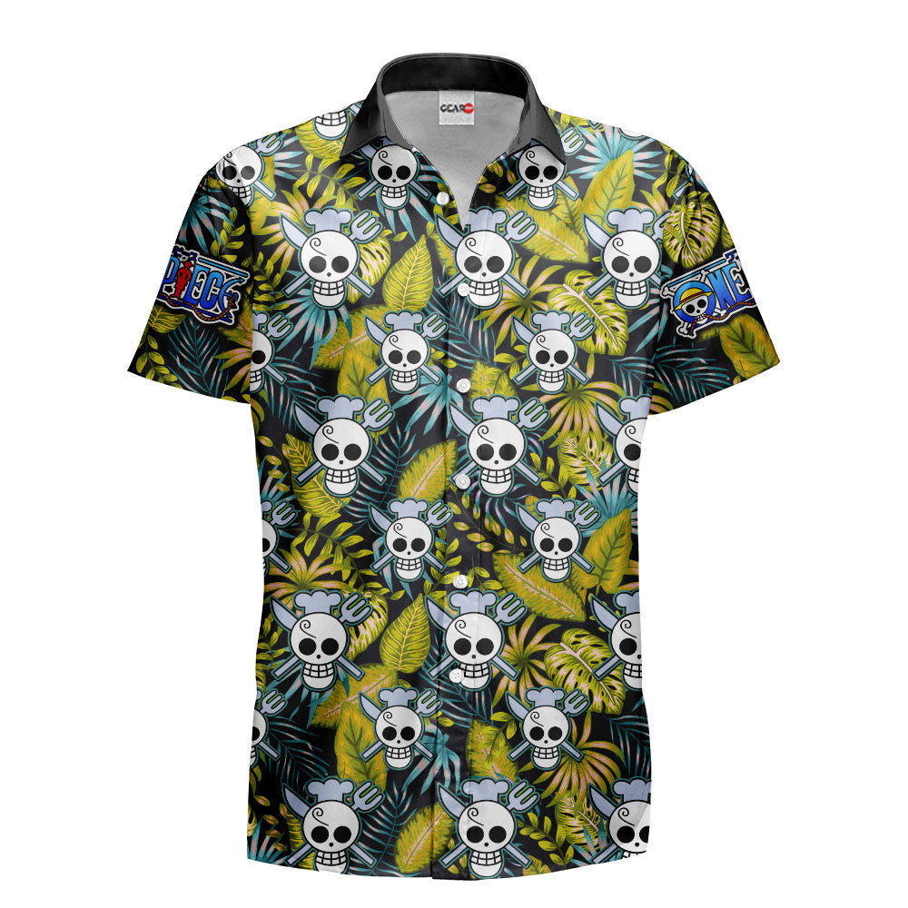 Sanji Jolly Roger Hawaiian Shirt