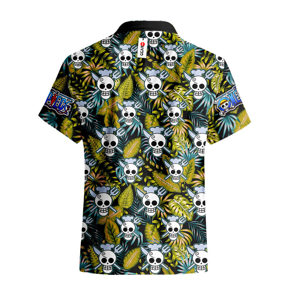 Sanji Jolly Roger Hawaiian Shirt