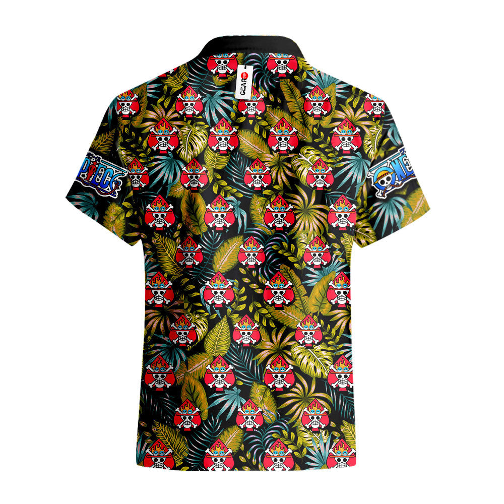 Portgas D Ace Jolly Roger Hawaiian Shirt