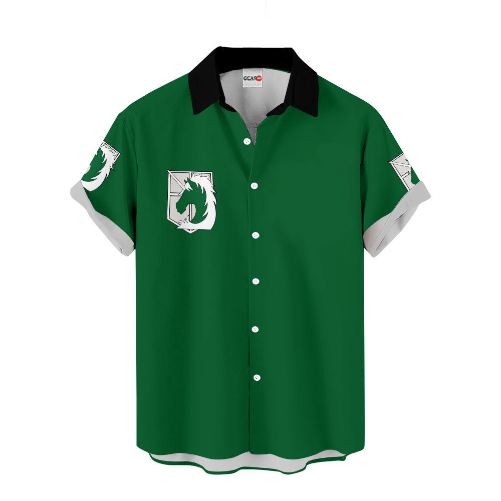 Military Police Brigade Uniform Hawaiian Shirt AOT