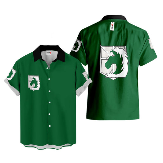 Military Police Brigade Uniform Hawaiian Shirt AOT