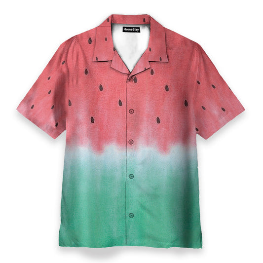 Watermelon Funny Button's Up Shirts - Hawaiian Shirt & Beach Shorts