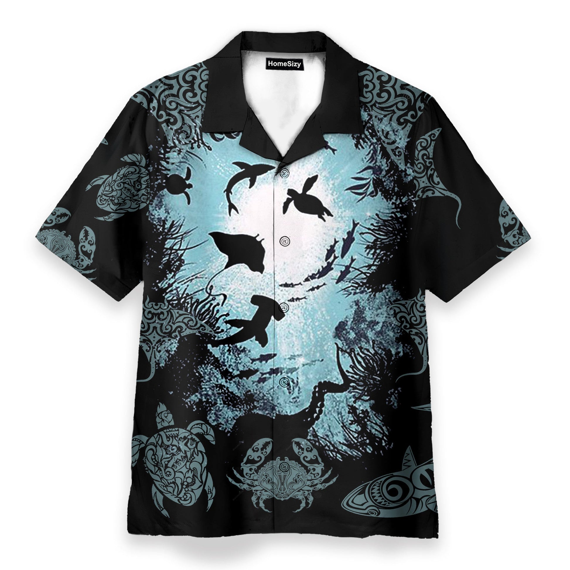 Deep Ocean World - Hawaiian Shirt & Beach Shorts