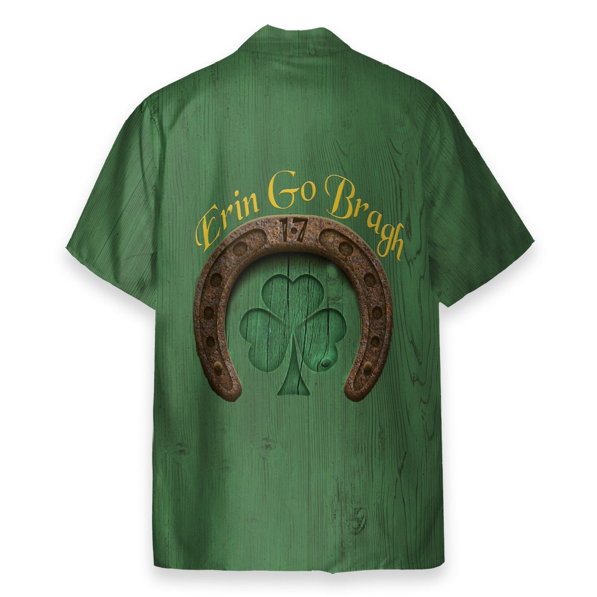 Irish St Patrick's Day Men's Button's Up Shirts - Hawaiian Shirt & Beach Shorts