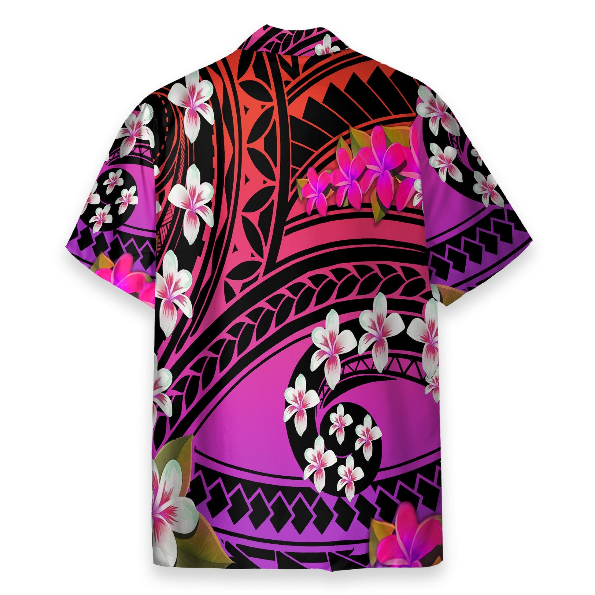 Plumeria Polynesian Purple - Hawaiian Shirt