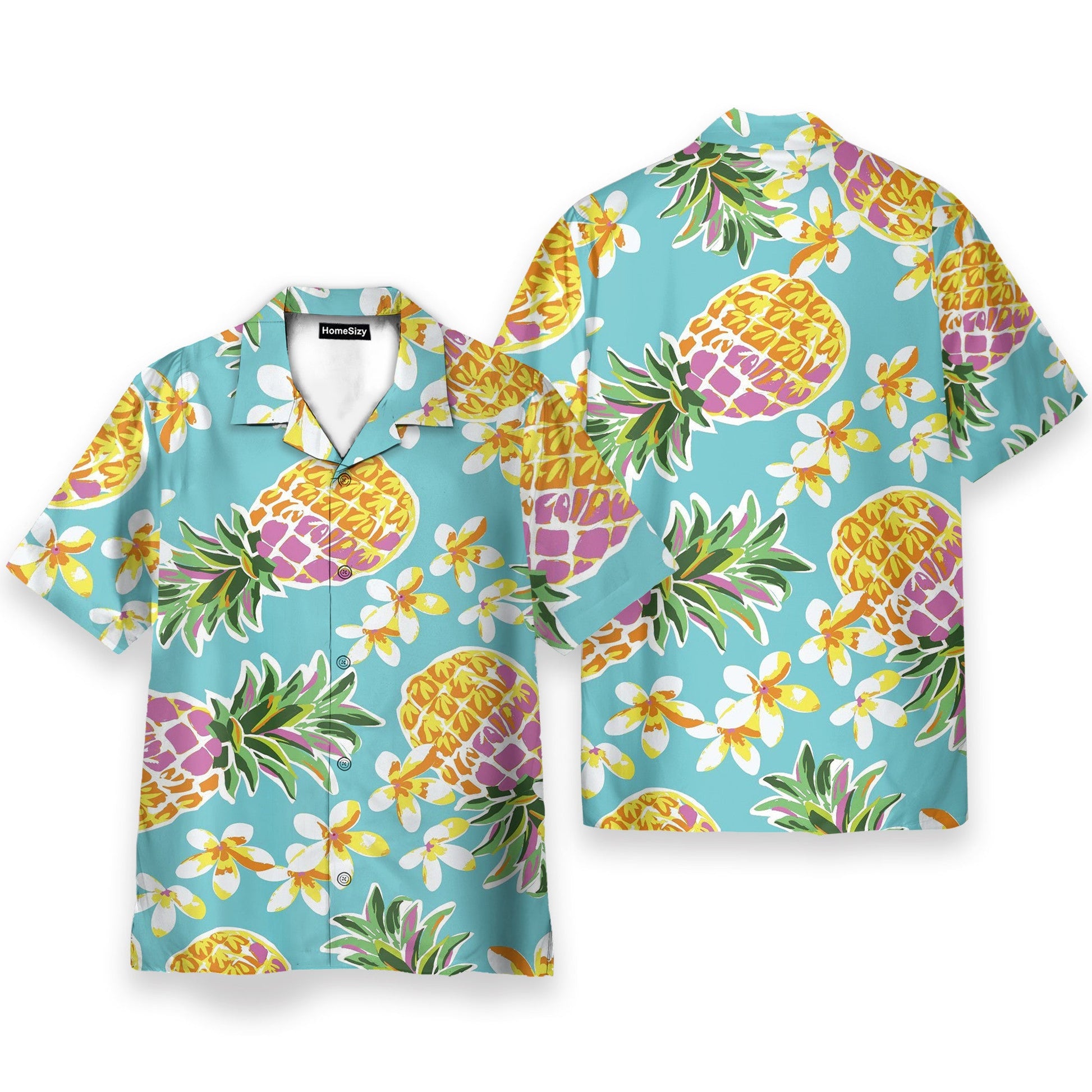 Amazing Pineapple Funny Button's Up Shirts - Hawaiian Shirt & Beach Shorts