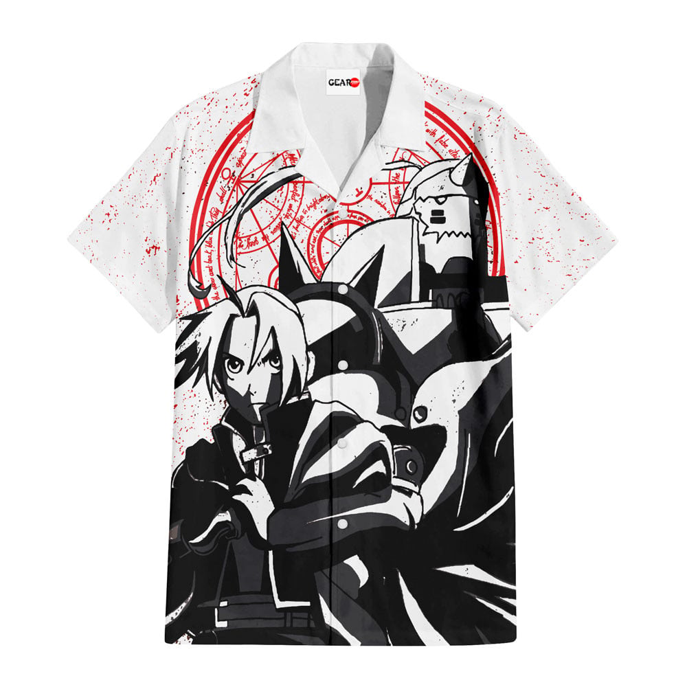 Alphonse Elric and Edward Elric Hawaiian Shirt