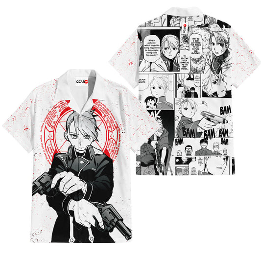 Riza Hawkeye Hawaiian Shirt Fullmetal Alchemist