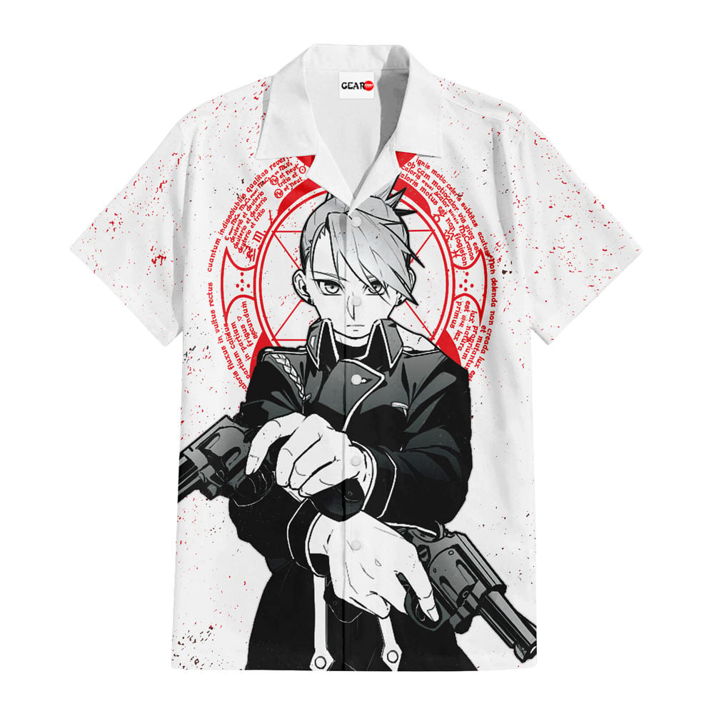 Riza Hawkeye Hawaiian Shirt Fullmetal Alchemist
