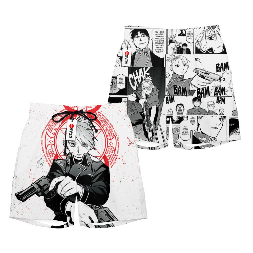 Riza Hawkeye Beach Shorts