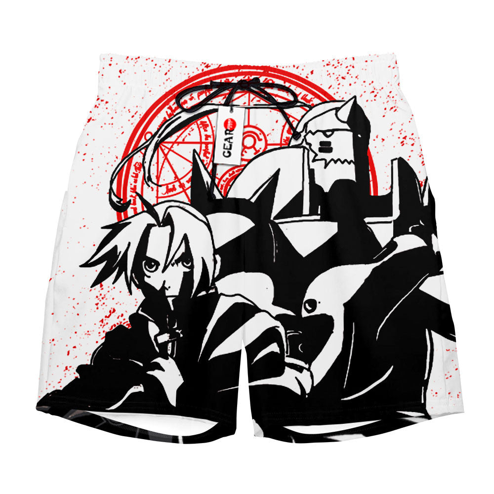 Alphonse Elric and Edward Elric Beach Shorts