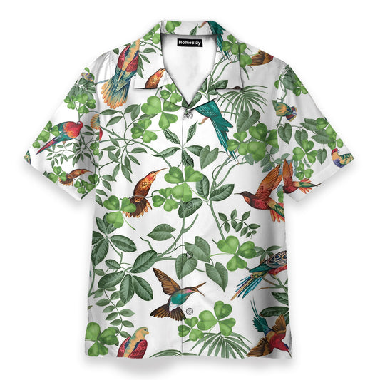 The Celtic Cross Harp Irish Shamrock - Hawaiian Shirt & Beach Shorts