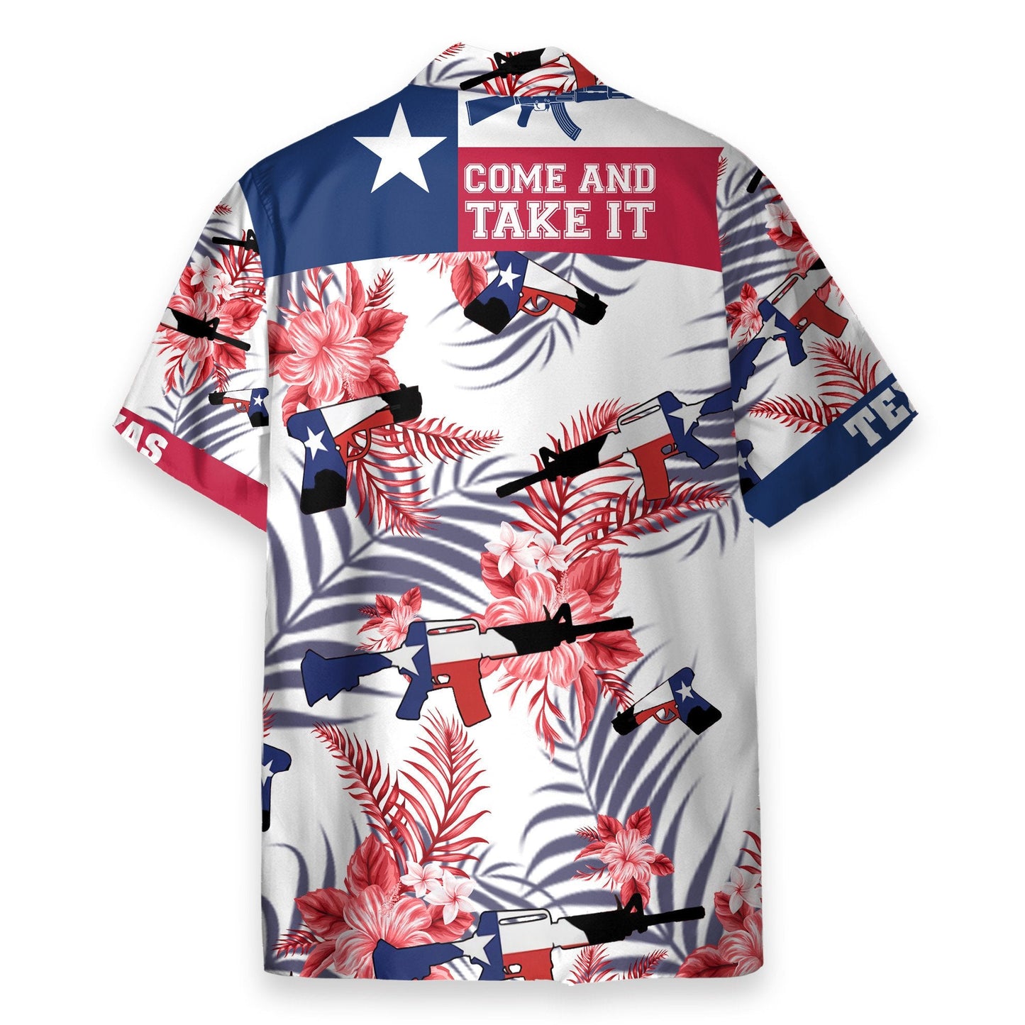 Texas Flag Come And Take It - Hawaiian Shirt & Beach Shorts