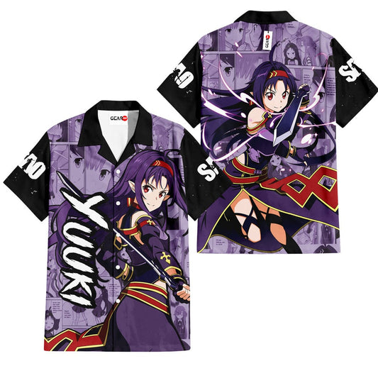 Yuuki Hawaiian Shirt Manga Style