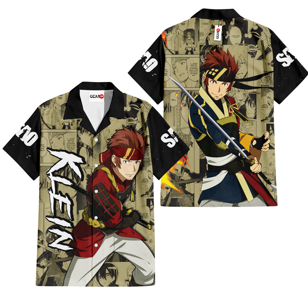 Klein Hawaiian Shirt Manga Style