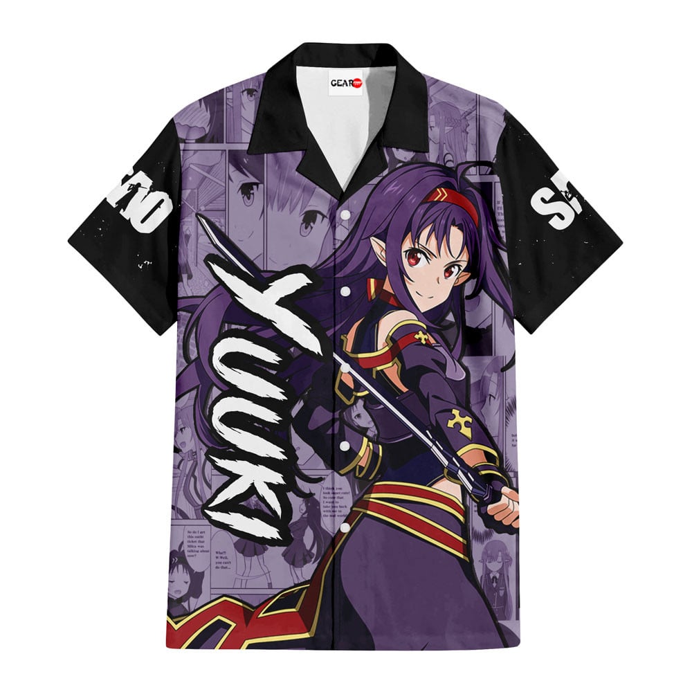 Yuuki Hawaiian Shirt Manga Style