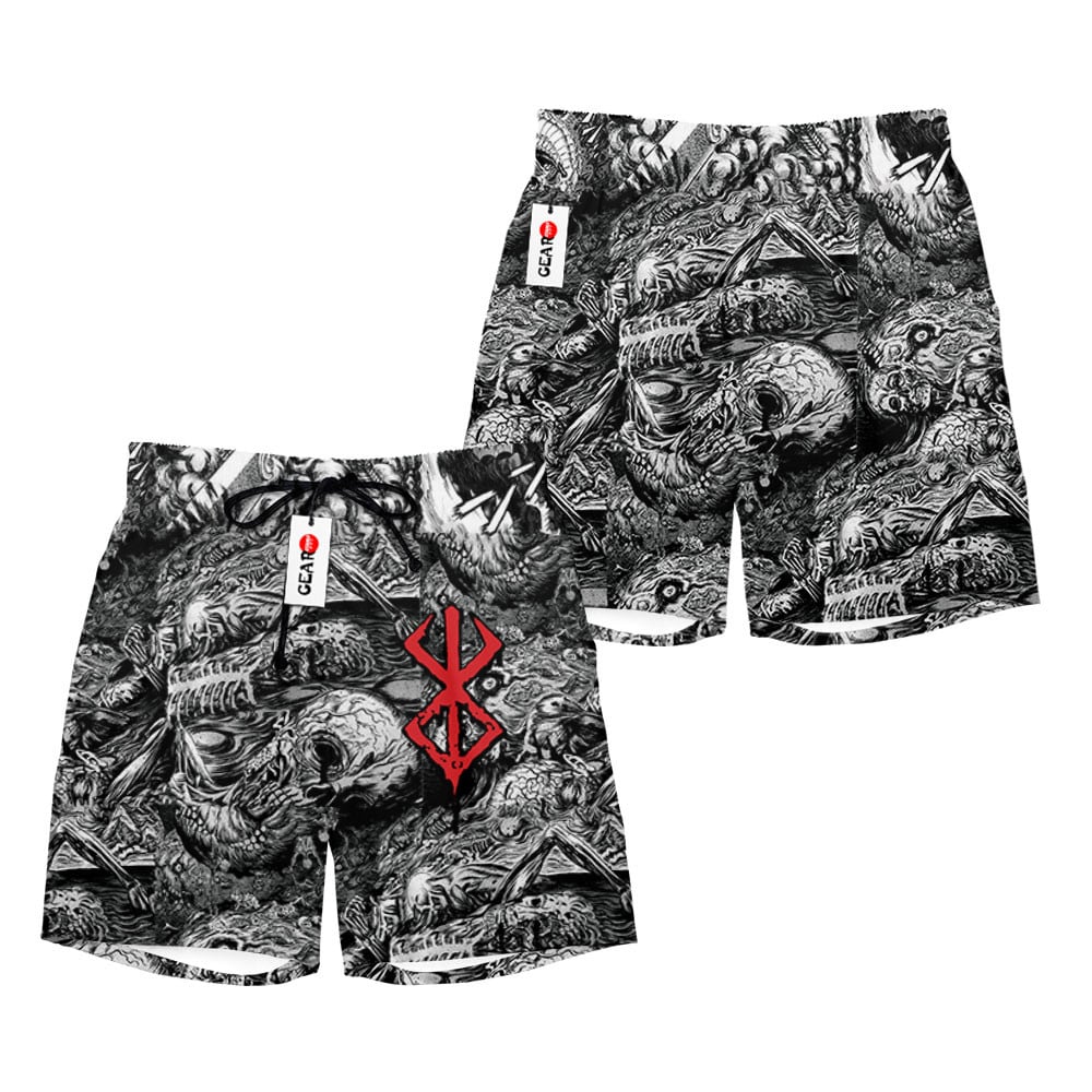 Brand Of Sacrifice Beach Shorts Manga