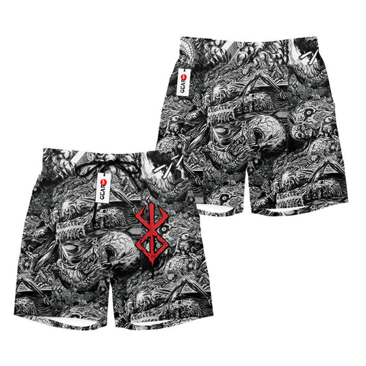 Brand Of Sacrifice Beach Shorts Manga