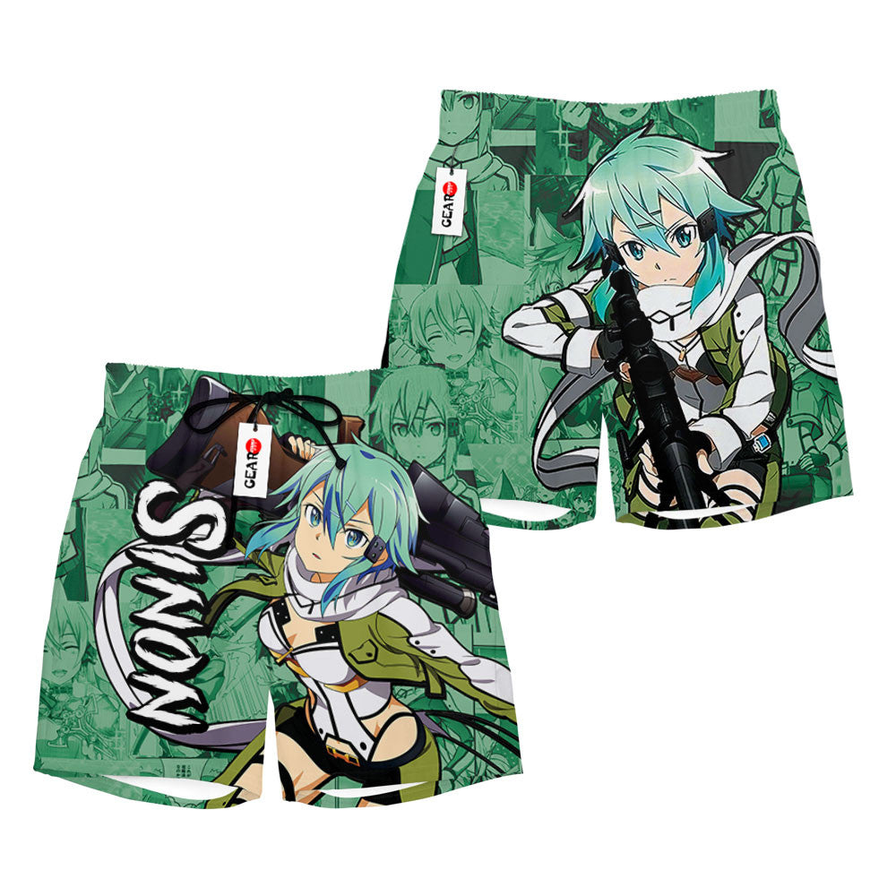 Sinon Beach Shorts Manga