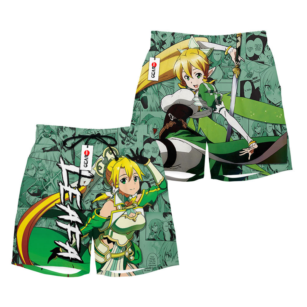 Leafa Beach Shorts Manga