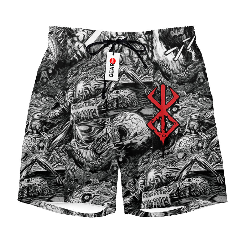 Brand Of Sacrifice Beach Shorts Manga