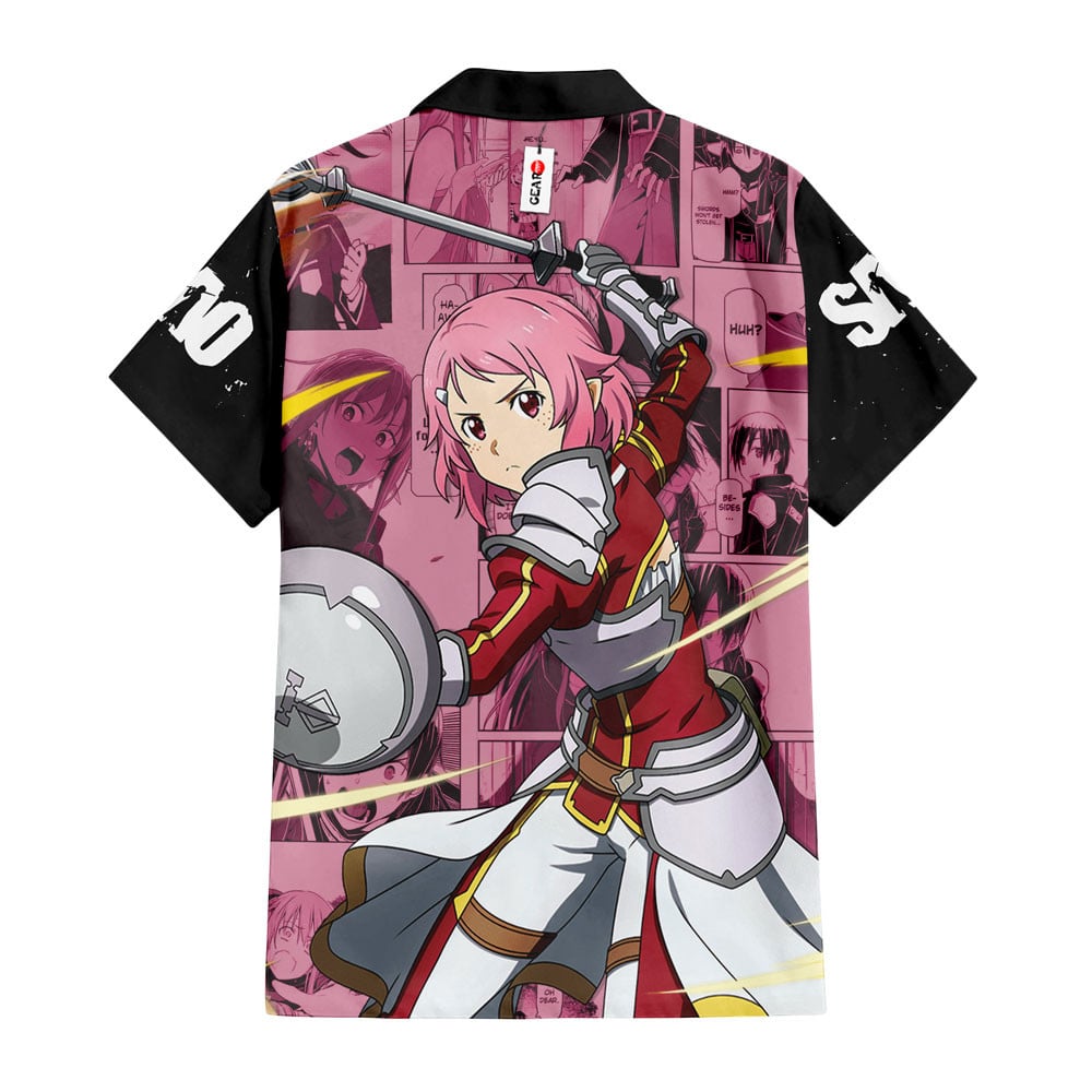 Lisbeth Hawaiian Shirt Manga Style