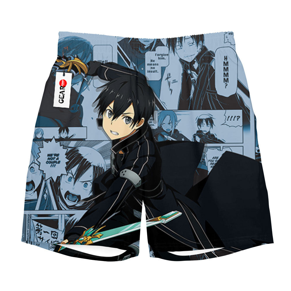 Kirito Beach Shorts Manga