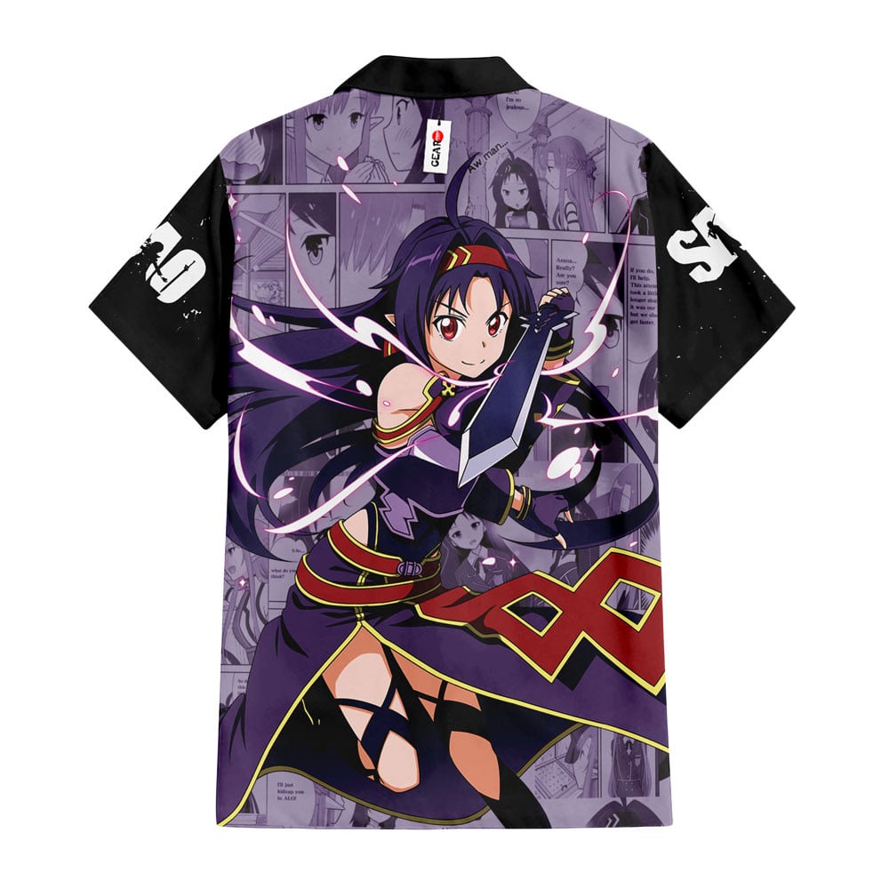 Yuuki Hawaiian Shirt Manga Style