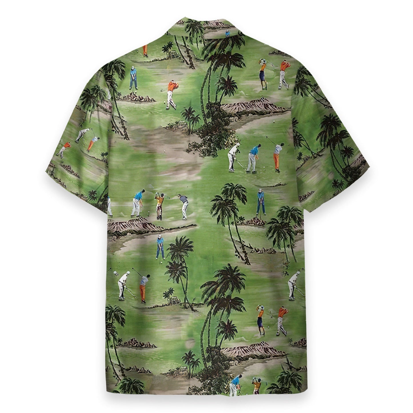 Playing Golf, Coconut Tree Golf Club - Hawaiian Shirt