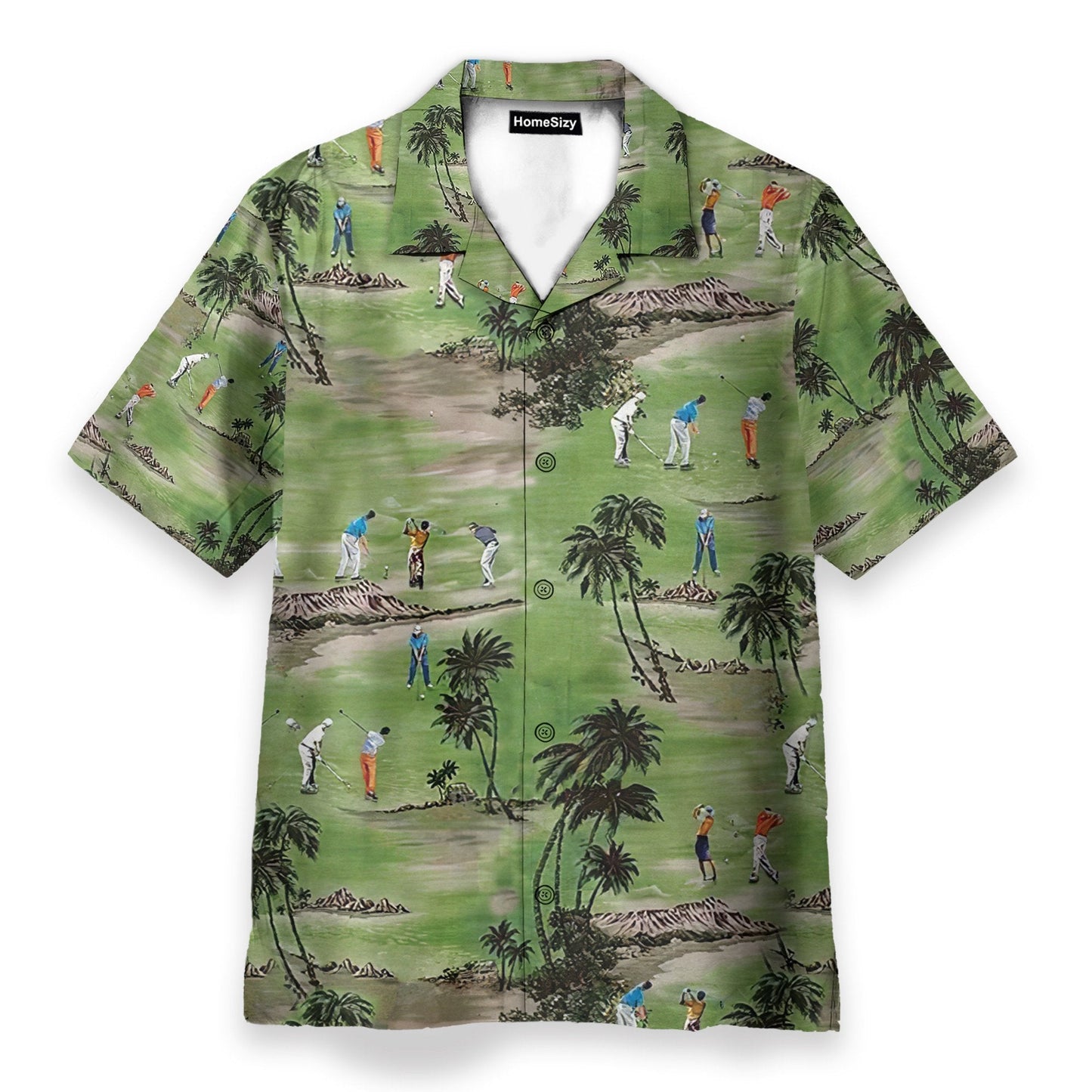 Playing Golf, Coconut Tree Golf Club - Hawaiian Shirt