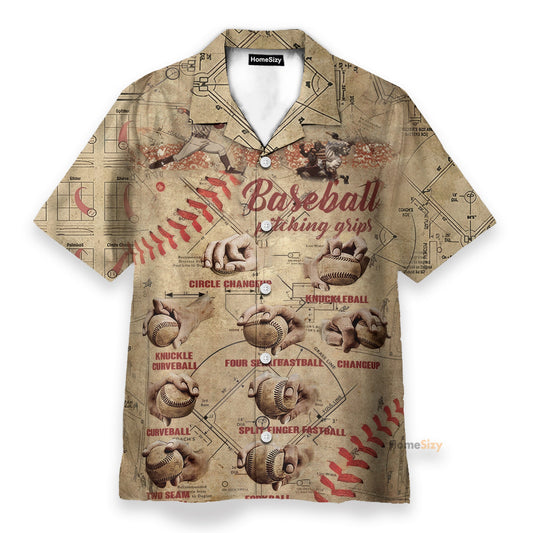Baseball Pitching Grips - Hawaiian Shirt