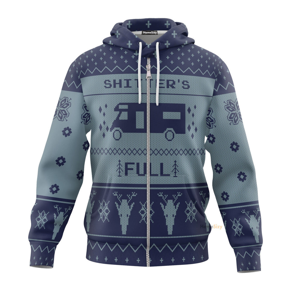 Shitters Christmas Blue Custom Cosplay Hoodie Apparel QT211394Hf