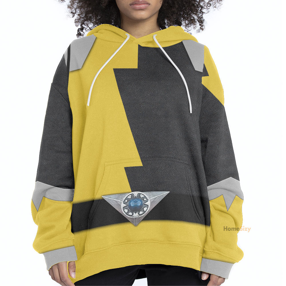 Power Rangers HyperForce Yellow Custom Hoodie QT305861Hf
