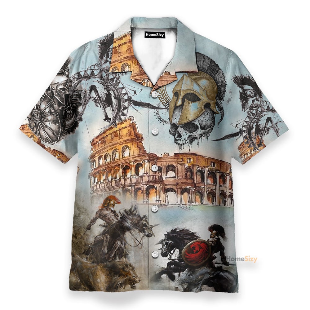 Amazing Roman Empire Men's Button's Up Shirts - Hawaiian Shirt