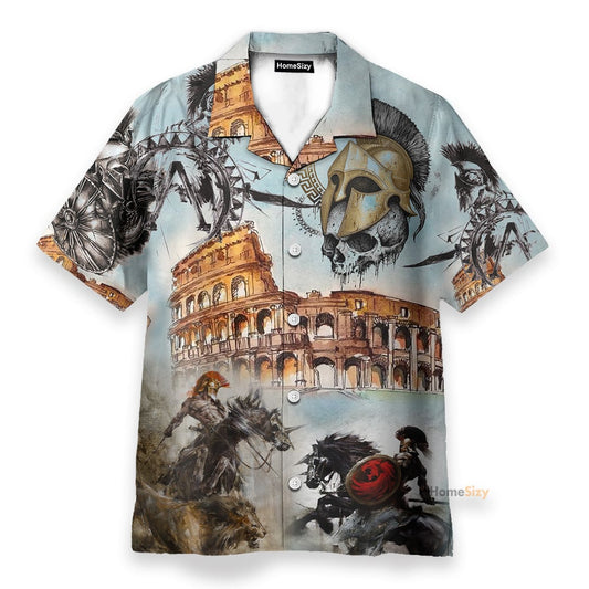 Amazing Roman Empire Men's Button's Up Shirts - Hawaiian Shirt