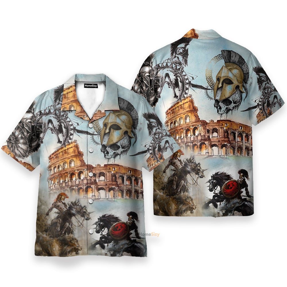 Amazing Roman Empire Men's Button's Up Shirts - Hawaiian Shirt