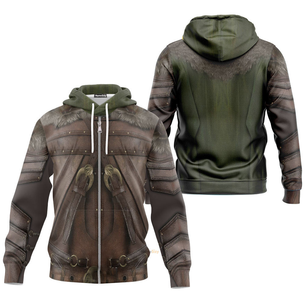 D&D Drizzt Custom Cosplay Costume Hoodie QT207435Hf