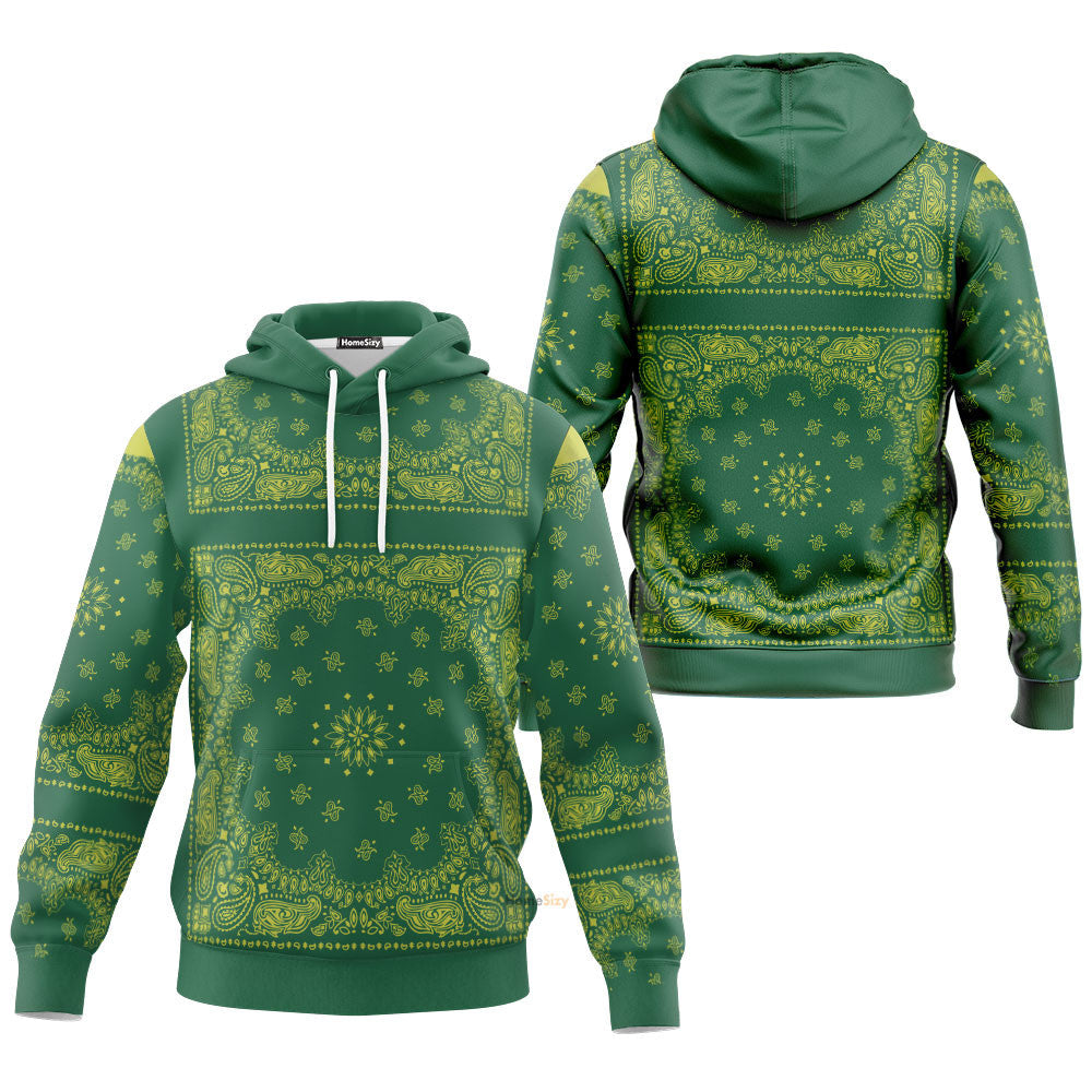 Snoop Green Bandana Custom Hoodie QT307224