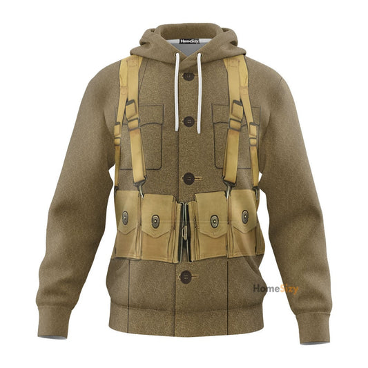 WWI Soldier Custom Cosplay Costume Hoodie QT210450