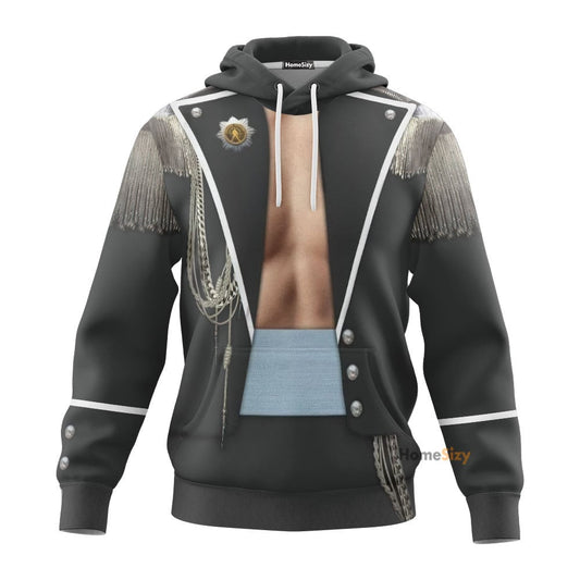 Freddie Mercury Custom Cosplay Costume Hoodie QT210508Hf