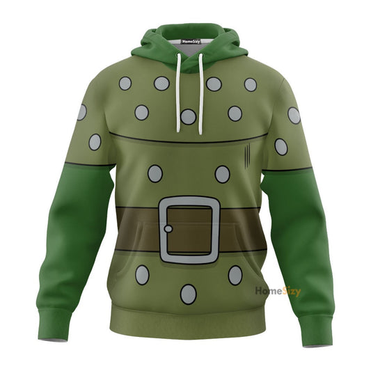 Hank The Ranger Dungeons And Dragon Custom Cosplay Hoodie QT301153Hf