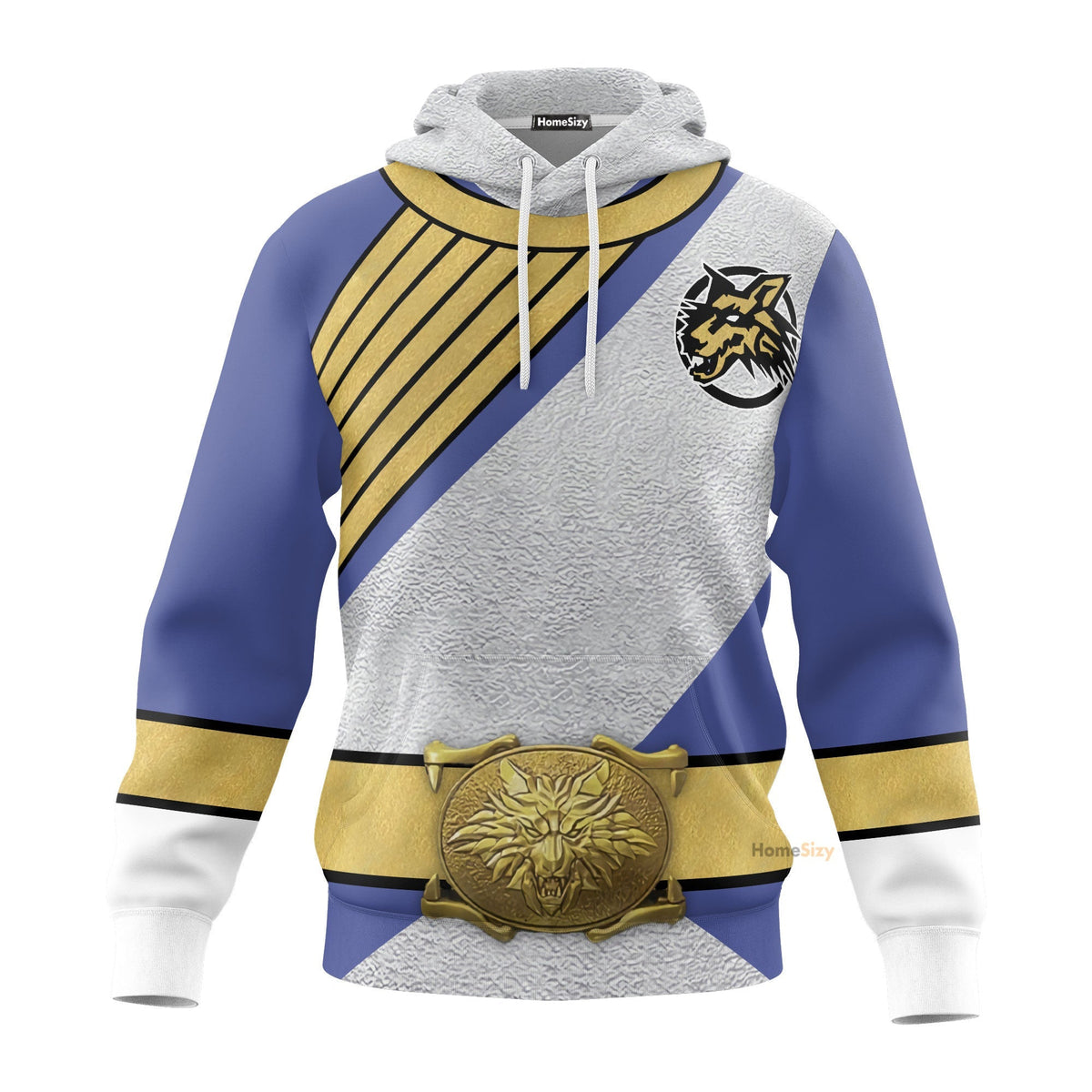 Power Rangers Wild Force Lunar Wolf Ranger Custom Cosplay Costume Hoodie QT206323Hf