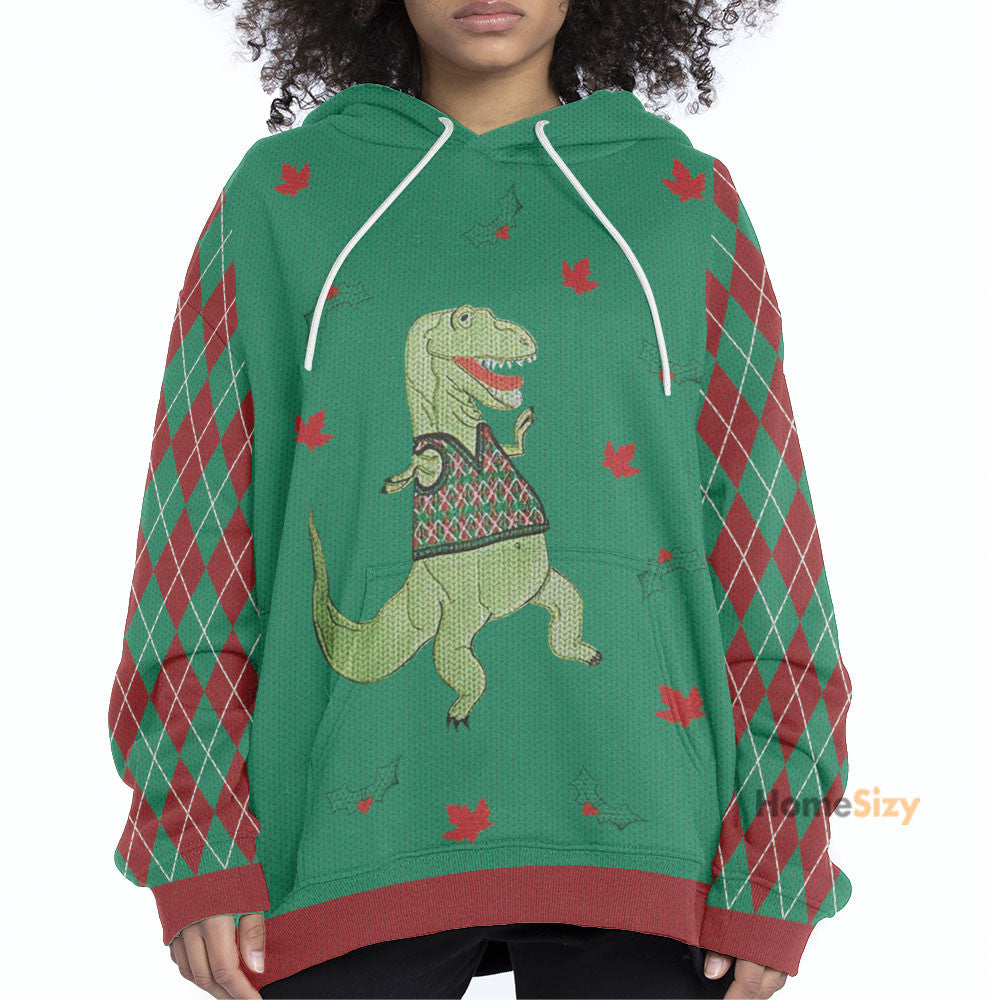 Dinosaur Ugly Sweater Custom Tshirt Hoodie QT207071Hc