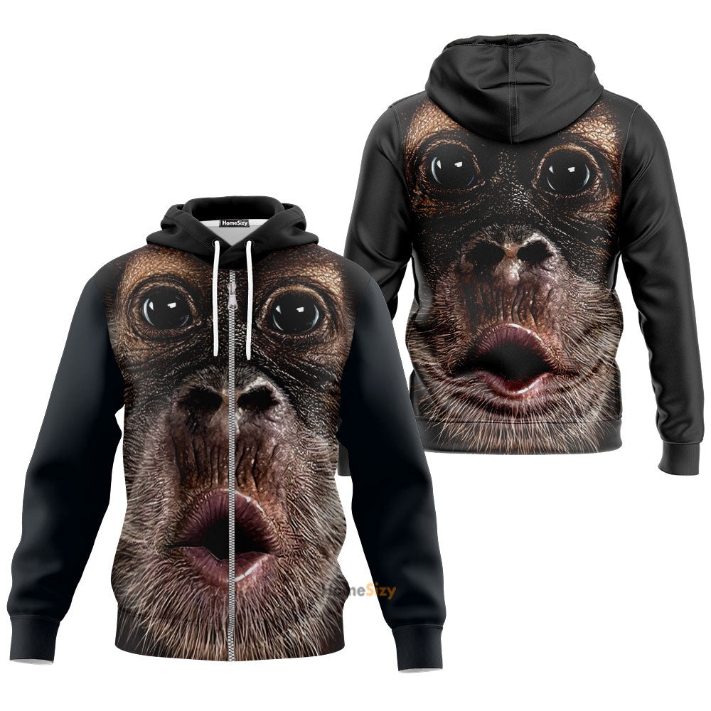 monkey Custom Cosplay Costume Zip Hoodie Sweatshirt QT209397Hc