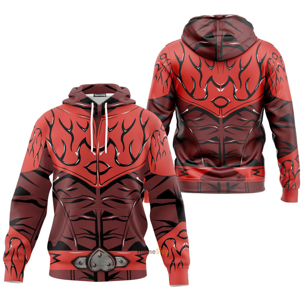 Kamen Rider Den-O Momotaros - Cosplay Costume Hoodie QT312054