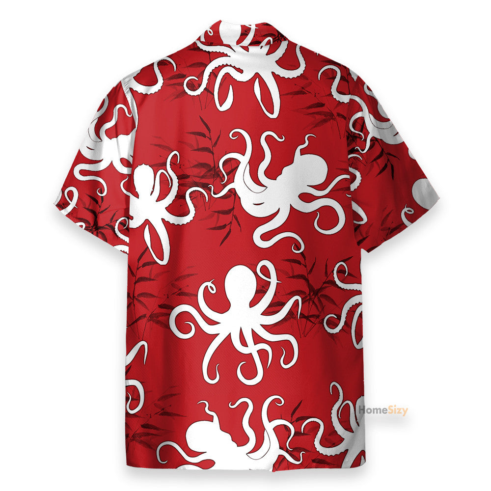 Amazing Octopus Funny Button's Up Shirts - Hawaiian Shirt & Beach Shorts