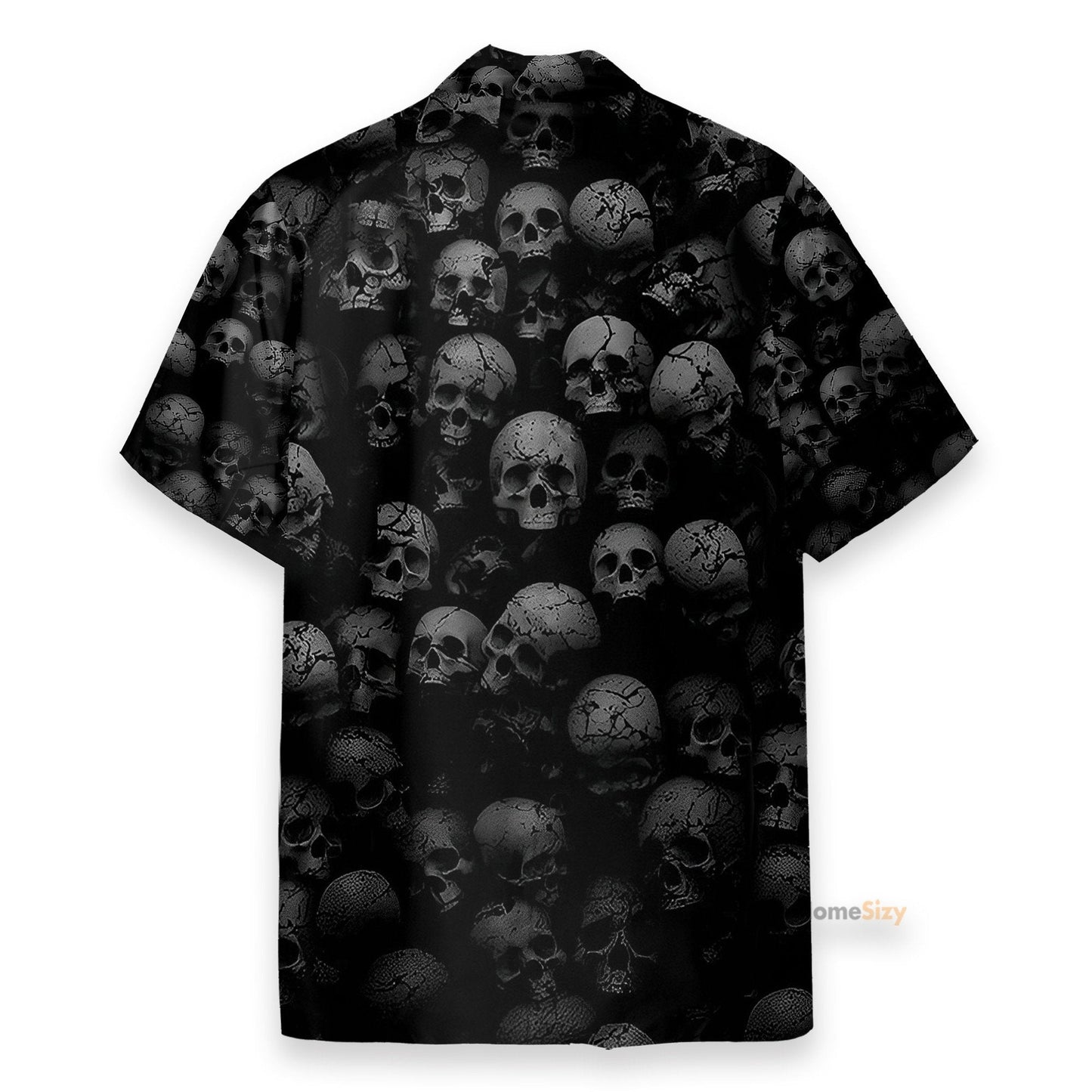 Skull Men's Button's Up Shirts - Hawaiian Shirt & Beach Shorts
