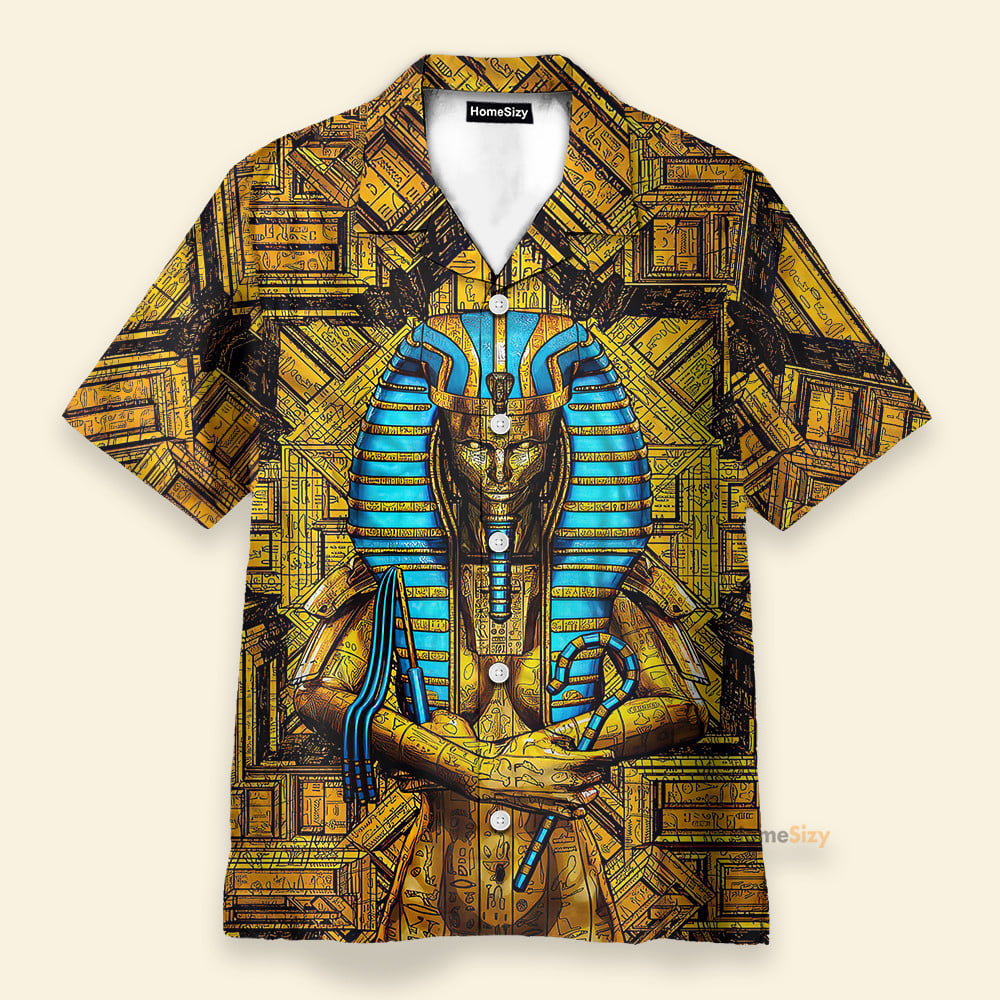 Sacred Queen Pharaoh Egyptian Cosplay Costume - Hawaiian Shirt