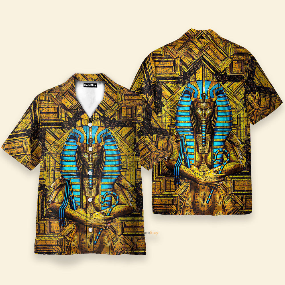 Sacred Queen Pharaoh Egyptian Cosplay Costume - Hawaiian Shirt