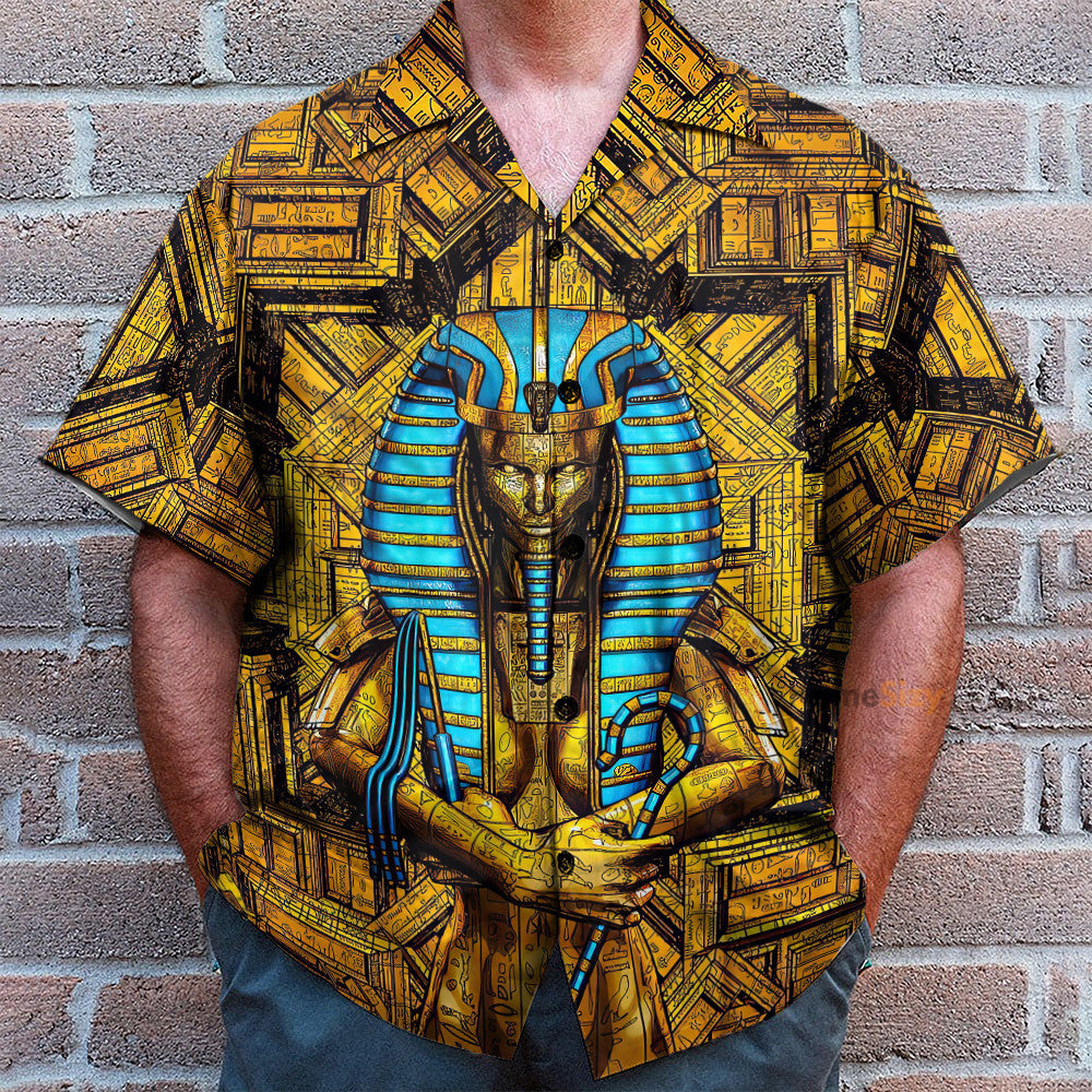 Sacred Queen Pharaoh Egyptian Cosplay Costume - Hawaiian Shirt